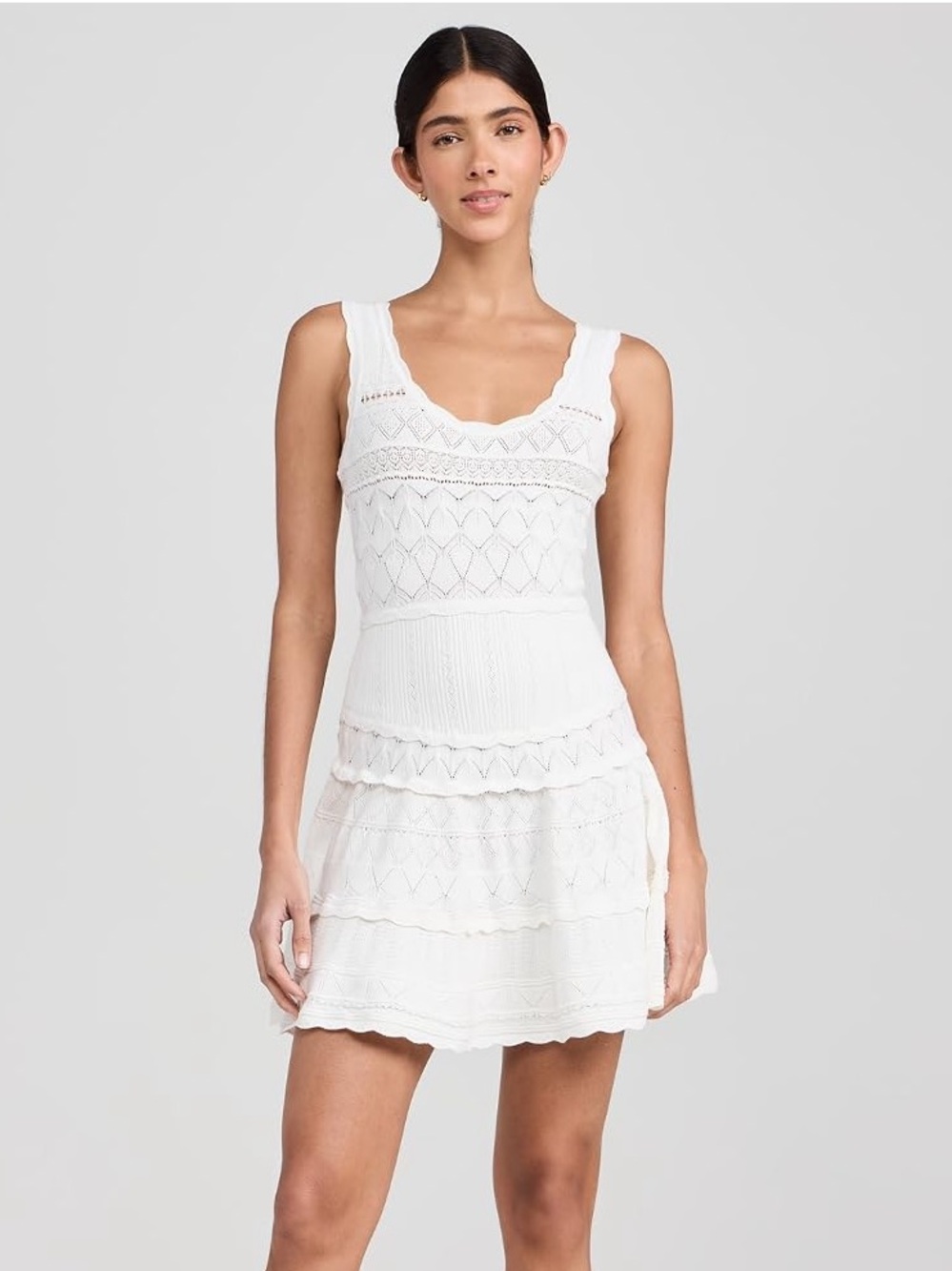LoveShackFancy Ronelle Mini Dress